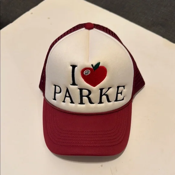 Parke heart hat Parke I Heart PARKE Trucker Hat Rare NEW WITHOUT TAGS main image 3